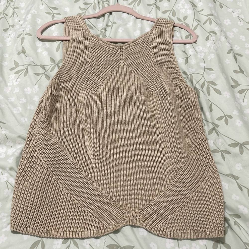 NWOT Express neural large sweater tank - Picture 7 of 9